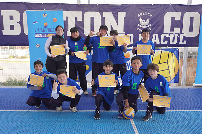Gran jornada de Vóleibol Mini Varones en las Olimpiadas BostonEduca 2025