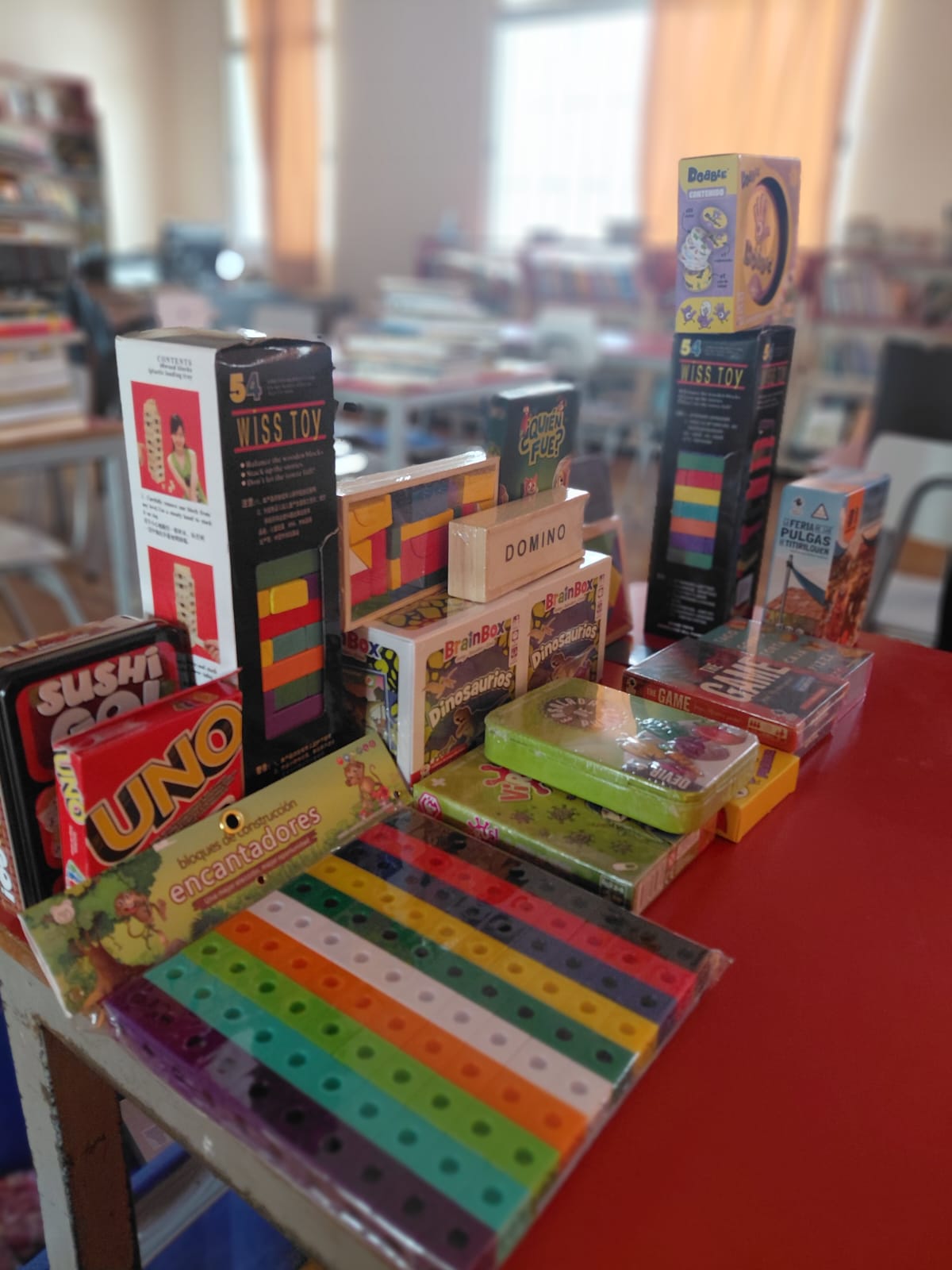 Renovación de juegos de mesa para Biblioteca