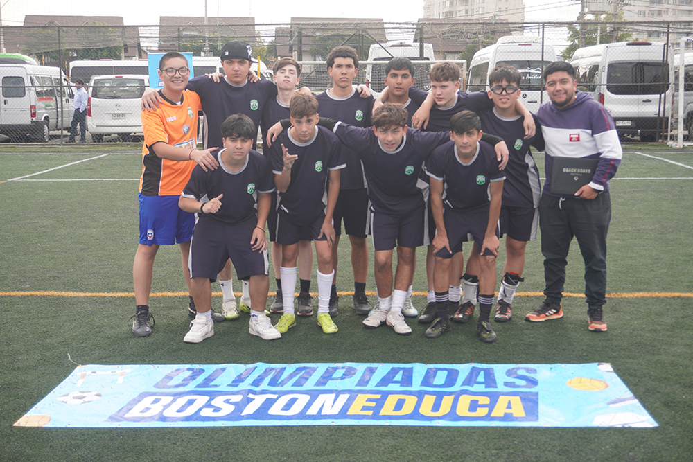 Nuestra selección de Futbolito Intermedia Varones dio el puntapié inicial a las Olimpiadas BostonEduca
