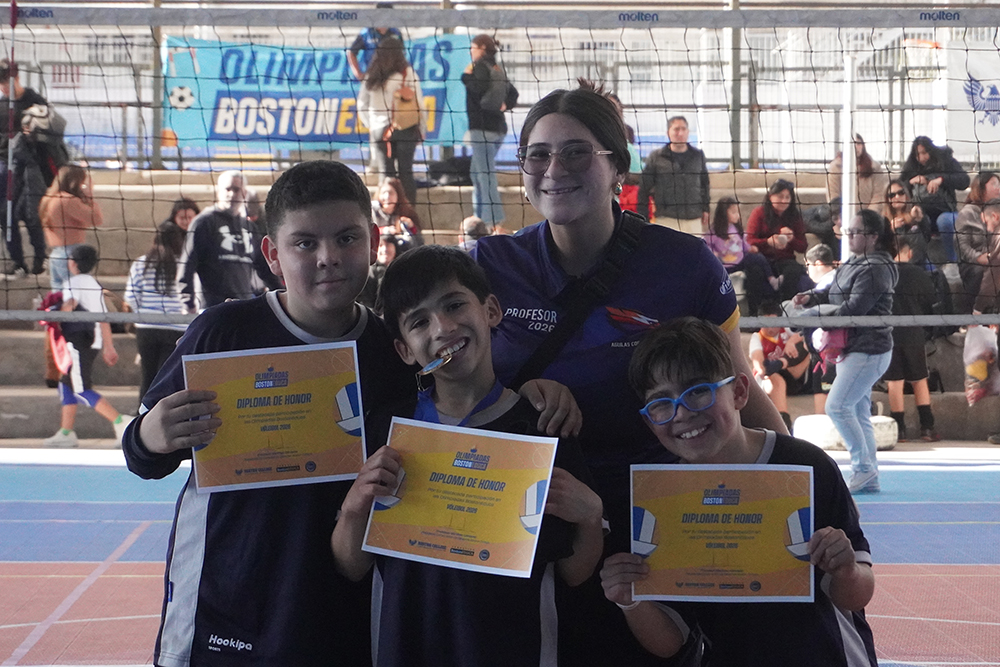 Con éxito competimos en la fecha de Vóleibol Mini Varones de las Olimpiadas BostonEduca