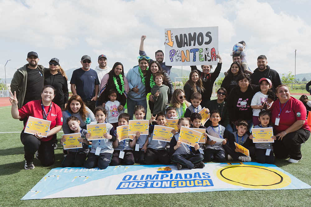 Nuestros/as estudiantes de Pre Escolar vivieron una gran jornada de Atletismo en las Olimpiadas BostonEduca