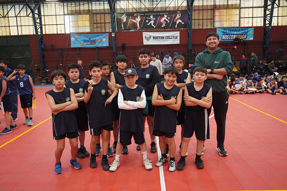 Competimos en el Básquetbol Mini Varones de las Olimpiadas BostonEduca